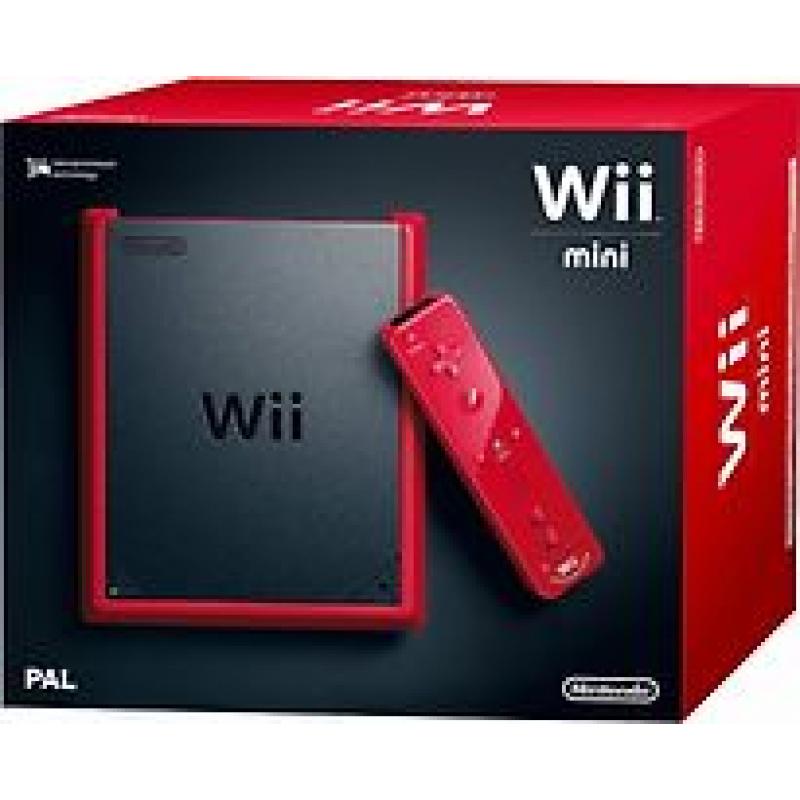 Nintendo Wii mini [incl. Remote Plus und Nunchuk] rood