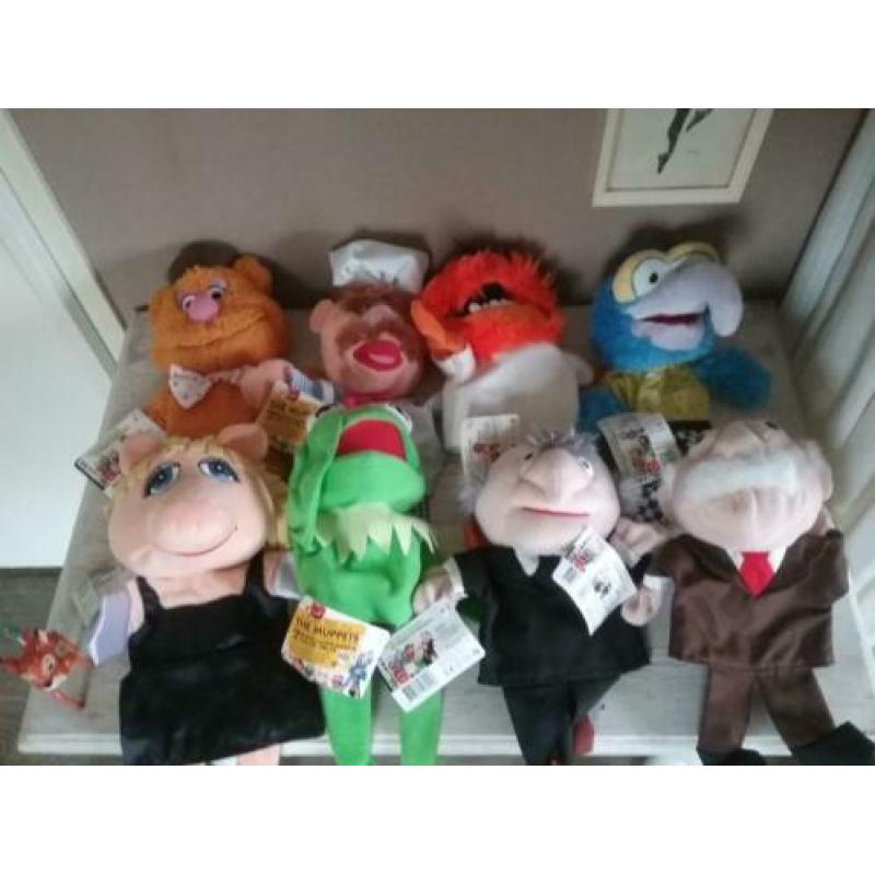 Complete nieuwe set handpoppen van de muppets van AH nieuw!