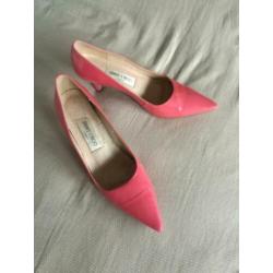 JIMMY CHOO roze pumps 4 cm hoog