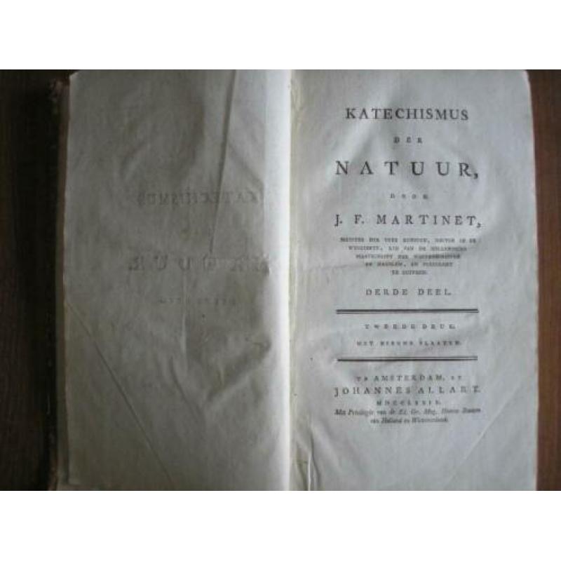 1779 J.F.Martinet: Katechismus der Natuur deel 3. Titelplaat