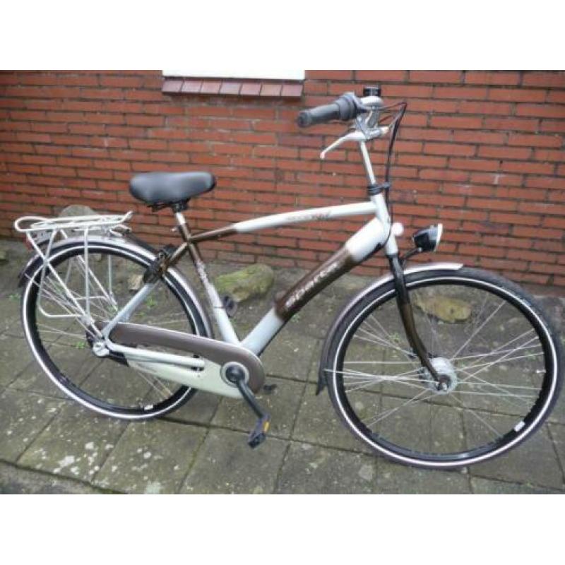 Heren jongensfiets sparta frame hoogte 53 cm. 3 vers: