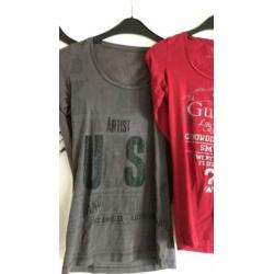 3 Guess shirts samen €8