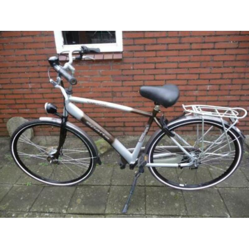 Heren jongensfiets sparta frame hoogte 53 cm. 3 vers: