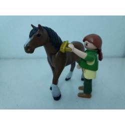 Playmobil paardenbox met ruiter