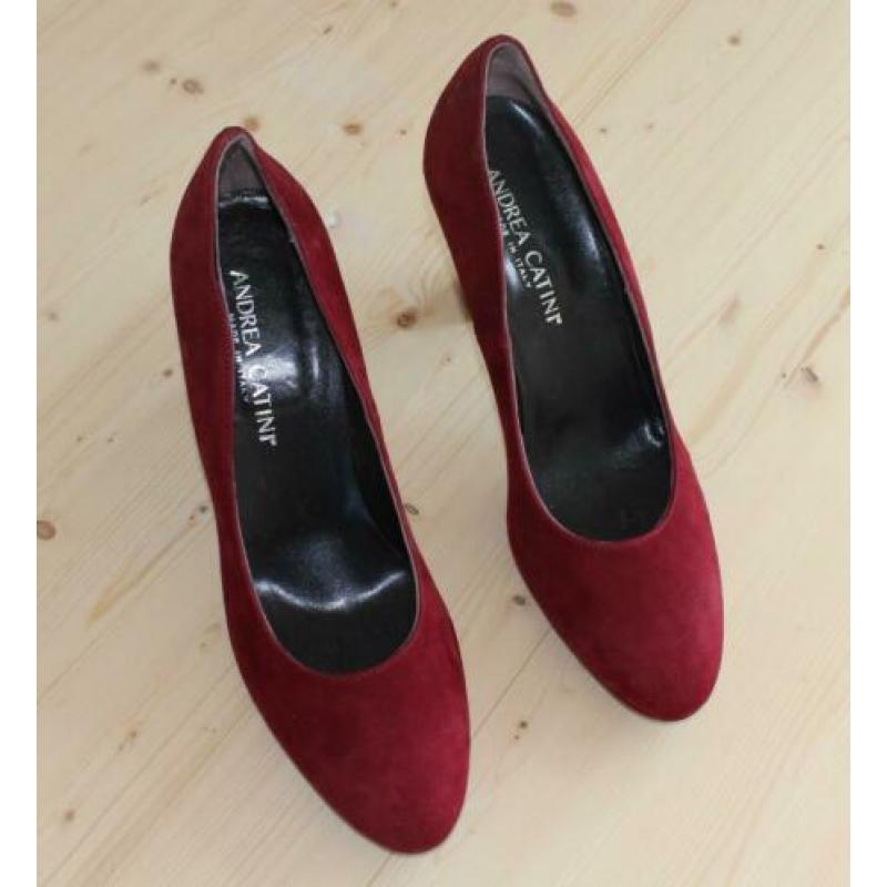 Pumps rood Andrea Catani maat 41