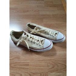 Converse all star creme maat 44