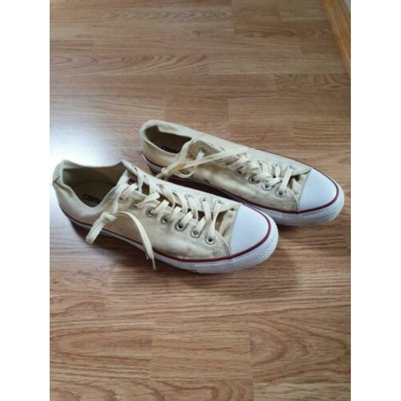 Converse all star creme maat 44