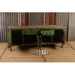 Industrieel retro vintage werkbank/dressoir/toonbank nr.8011