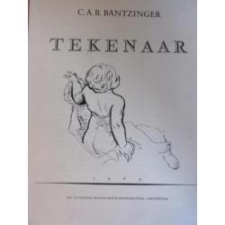 Cees Bantzinger, map 57 tekeningen, aquarellen etc