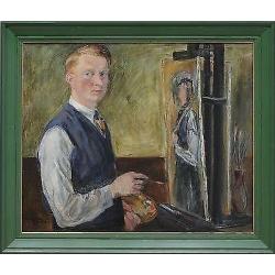 =Erwin Theegarten 1904-1979=zelfportret =NIEUWE ZAKELIJKHEID