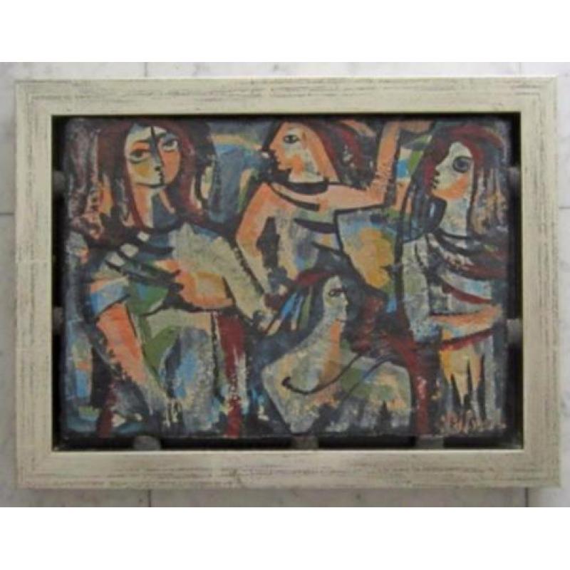 =Harry van de Boel 1928-2015===abstract kubistisch===figuren