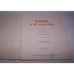 Vintage Lezen in de eerste klas dl. 6. De Vries/Bottema.Izgs