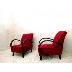 Vintage artdeco fauteuils, 50 60 70 jaren relaxfauteuil