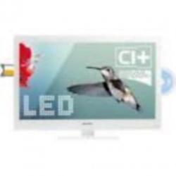 HD Led tv met dvd Salora 1926DVX wit nieuw caravan boot