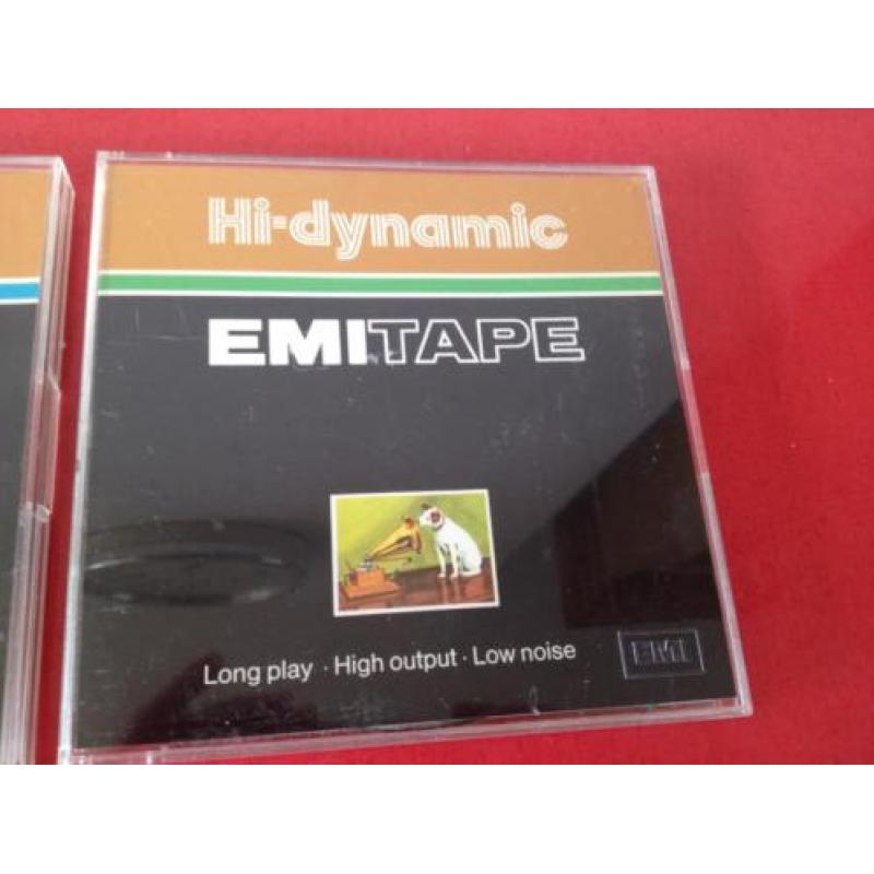 emi tape hi-dynamic bandrecorder tape banden vintage cassett