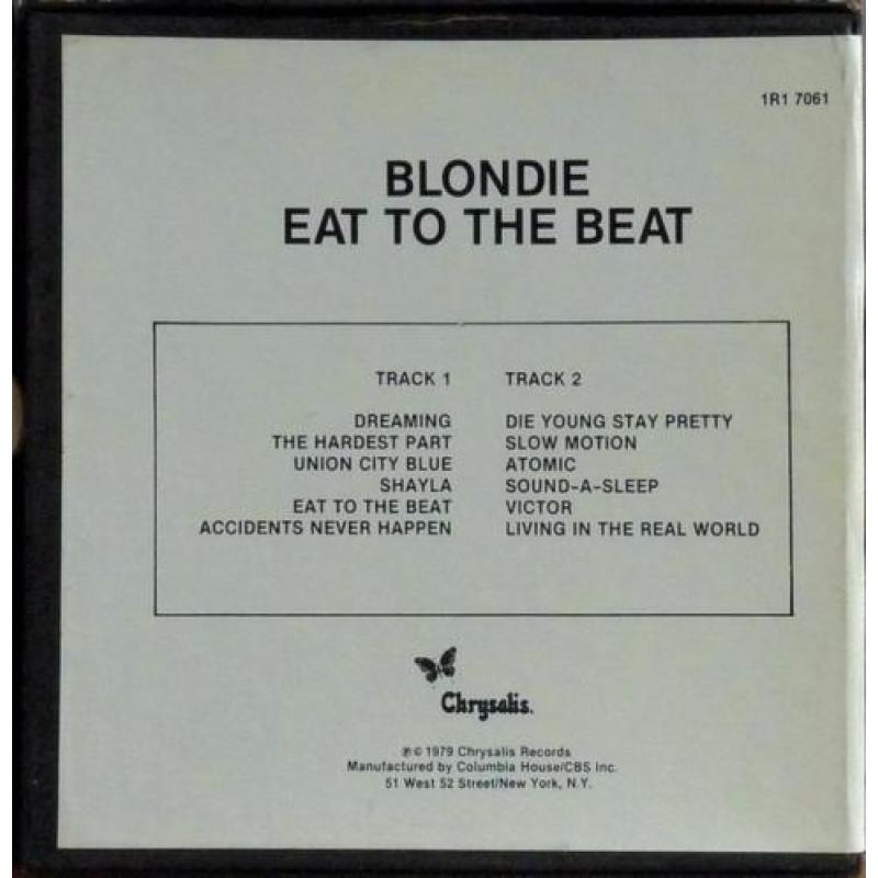 Blondie Eat to the Beat Reel to reel tape ( zeldzaam) 1979