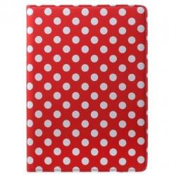 iPad 9.7 (2017 / 2018) hoes 360 graden flip cover - polka...