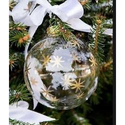 8 Classic star silver kerstballen Riviera Maison 50%korting