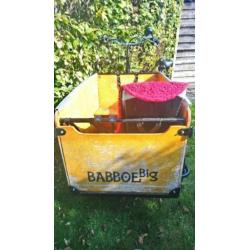 Babboe bakfiets big vier kinderen + babyschelp