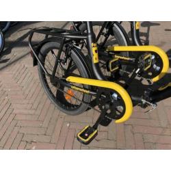 2X aurelia vouwfiets zwart/geel 20 wielen OPRUIMING !!