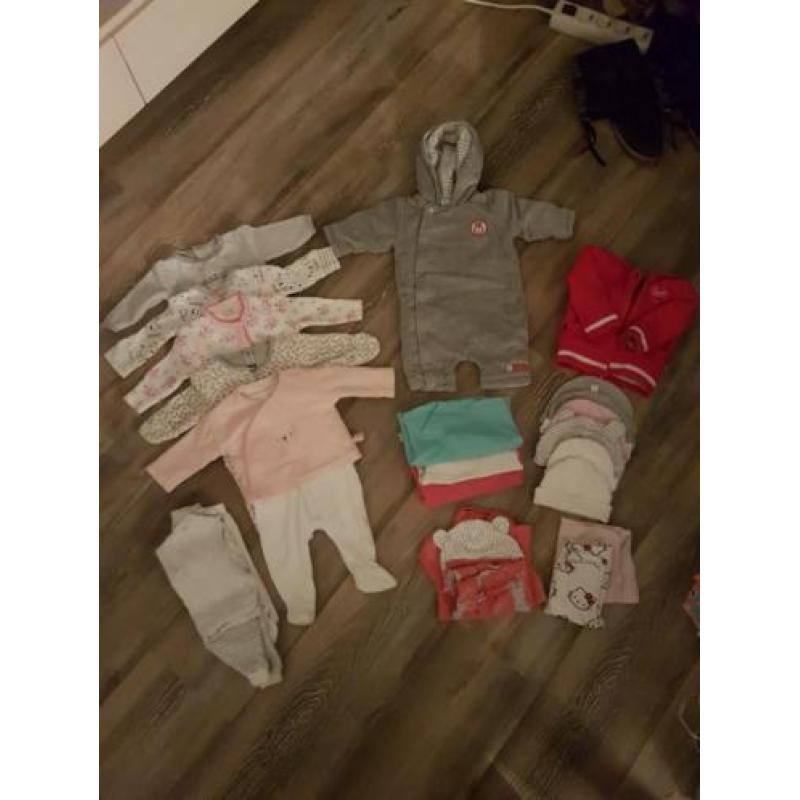 Winterpakketje baby meisjes kleding Maat 50/56.