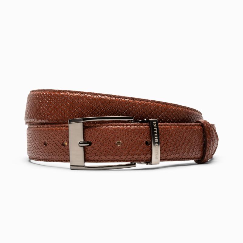 Paulo Bellini Belt Fasano Serp Cognac