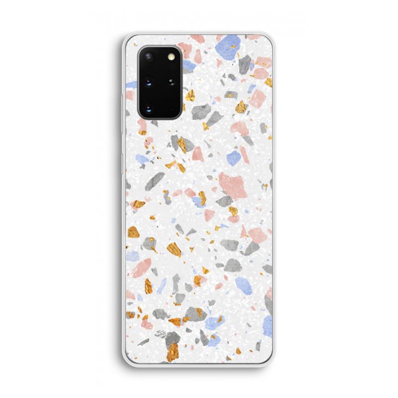 Samsung Galaxy S20 Plus Transparant Hoesje (Soft) Terrazzo N°8