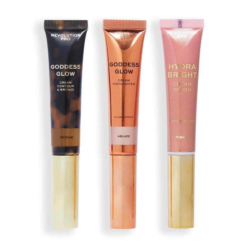 Revolution Pro Cream Face Wand Trio (Various Shades) - Medium