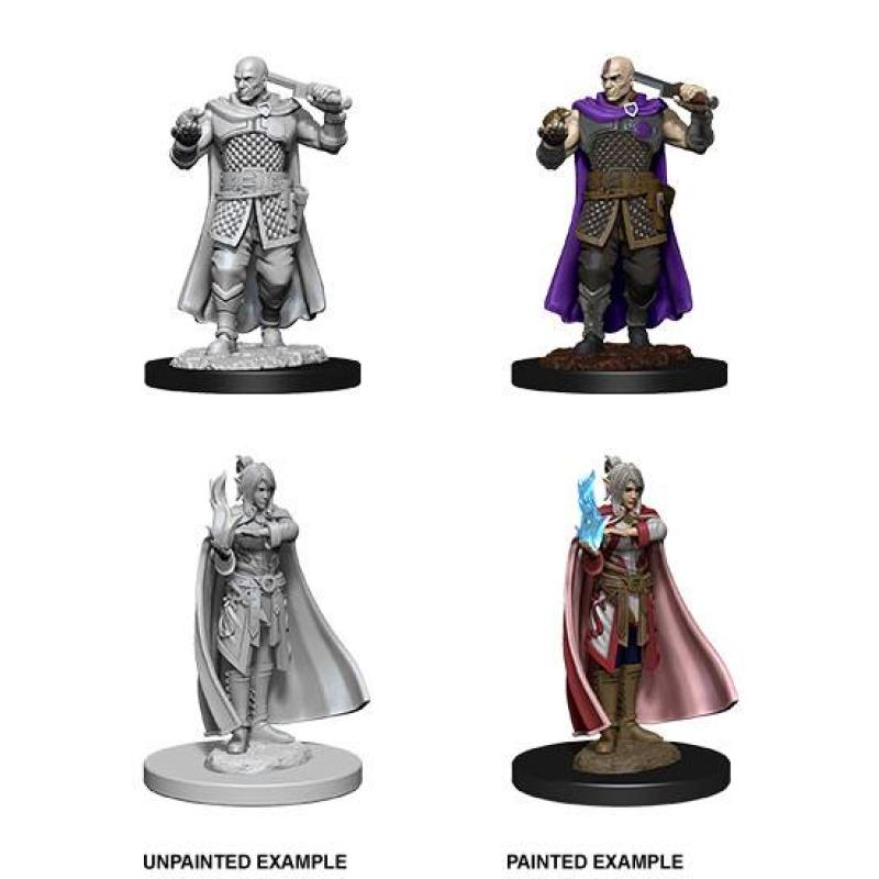 D D Nolzur's Marvelous Miniatures Unpainted Miniatures Human Ranger Moon Elf Sorcerer Case (6)