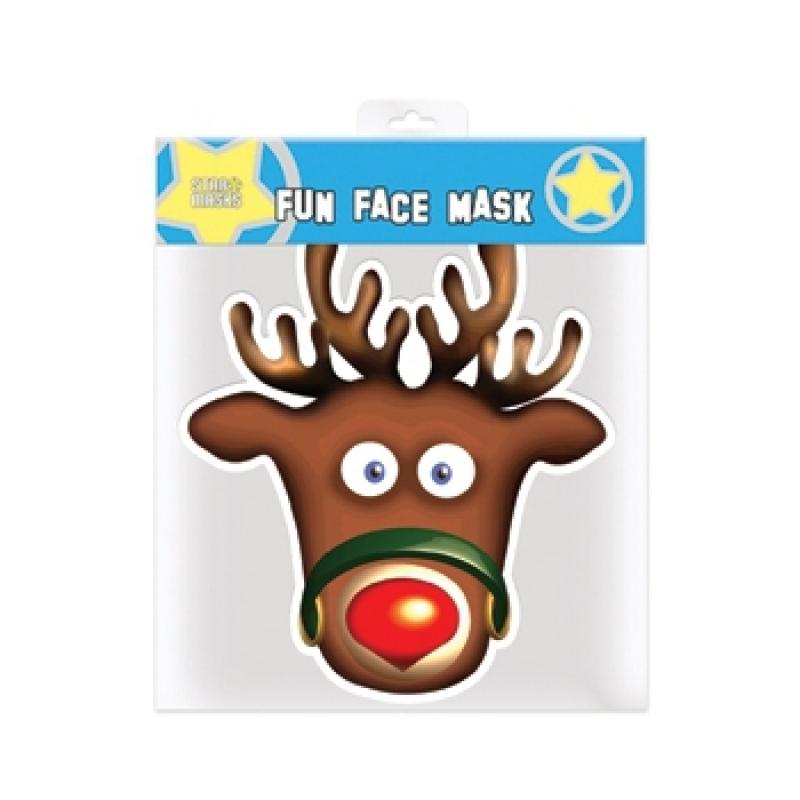 Verkleedaccessoire Rudolph masker