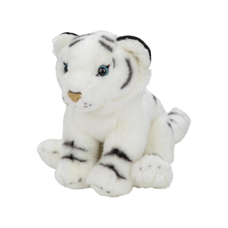 Pluche witte Tijger knuffel van 22 cm