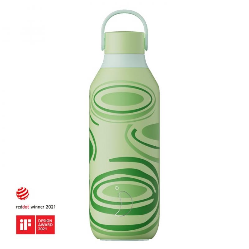 Chilly's Serie 2 • Thermosfles • 500ml Hockney Green