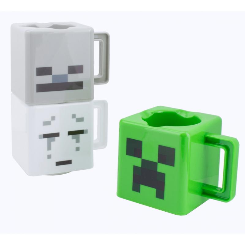 Minecraft - Set of 3 Stacking Mugs