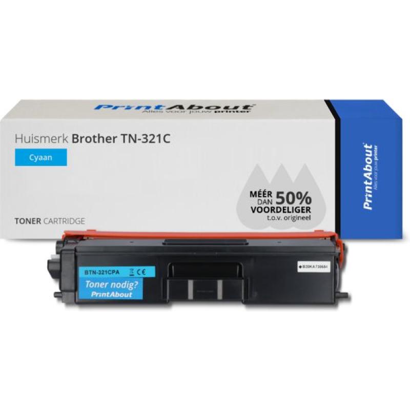 Huismerk Brother TN-321C Toner Cyaan