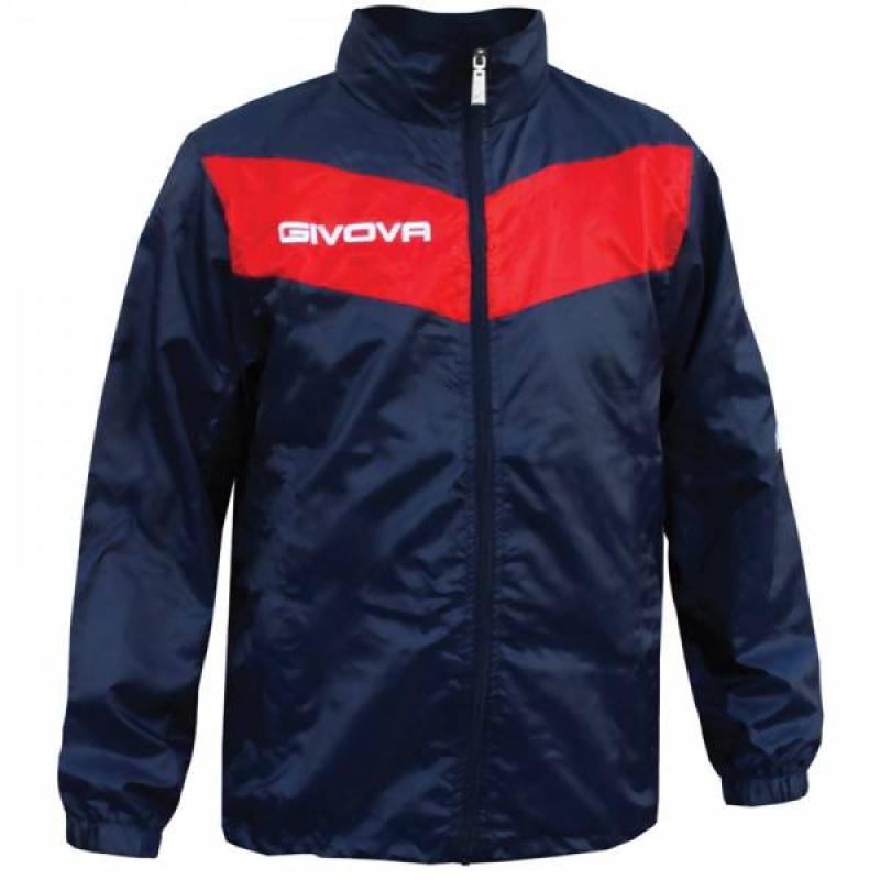 Givova Regenjack Rain Scudo navy rood