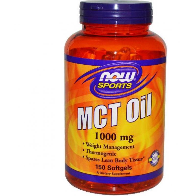 MCT Oil 1.000 mg (150 Softgels) - Now Foods